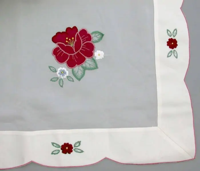 wG1094 Magenta Applique Rose e037