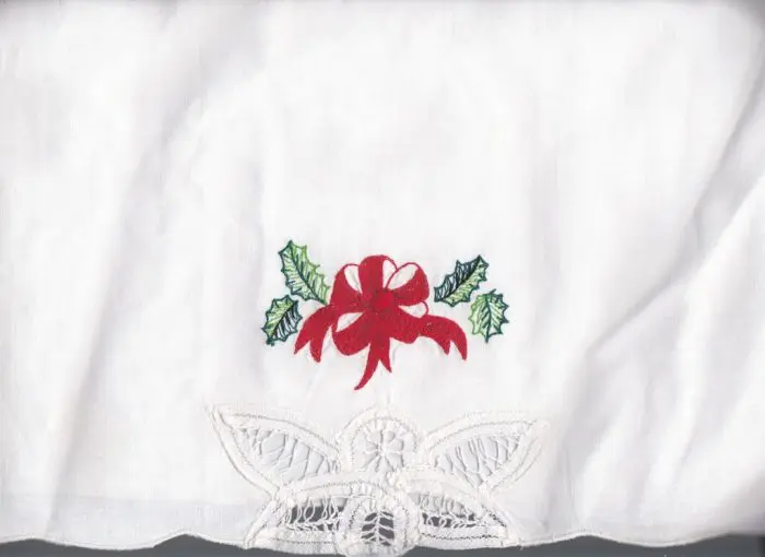 Christmas Guest Towels_Batten Bow mpwL