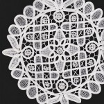 Renaissance Lace White Cotton doily.