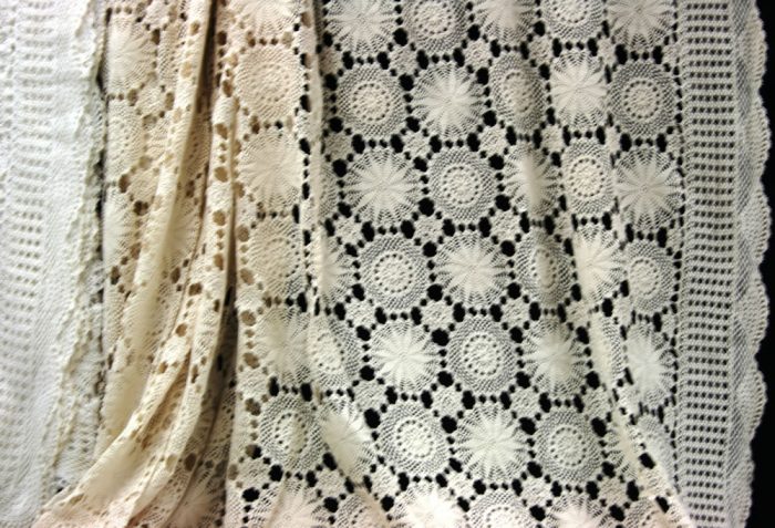 SnowFlake Crochet Lace bed cover
