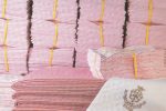 D011 Pink Pure Cotton  Damask tablecloth004