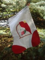 Hand Applique XMas Stocking