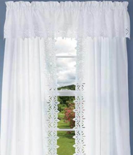 wEyelet Lace Curtain