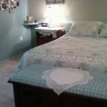 Linda's Designer's touch, easy decorating with a heart shaped tuscany lace pillow cover