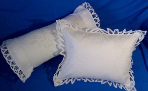 Elite Battenburg Lace Bolster Pillow