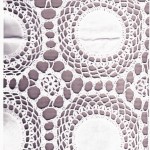 Hand Crochet Cotton Lace Wedding Ring tablecloth- Custom memorandum