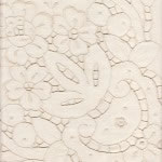 Embroidered Cutwork Rose Duvet Cover in quality Ecru Cotton