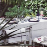 Al Fresco Dining- White Tablecloth an essential for Casual 