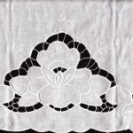 Cutwork Lotus Cotton Pillow Case