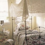 Elaborate Cutwork Bed Cover or Tablecloth can readily be an instant, airy canopy