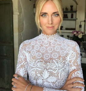 I do not know if it is every girls dream to wear a handmade lace dress on the day they marry but certainly this is a fantastic dress Dior for Chiara Ferragni