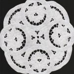100% Linen Cutwork embroidered doily- Lotus in the Pond. A wide range of sizes enable choosing any DIY project easier. Please check Cutwork Doilies and Runners for details. 
