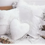 Cluny Lace cushions- the allure of lace