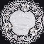 Reticella Lace doily and runners 100% Linen