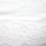 Cutwork Tulips embroidered bed sheet & cases