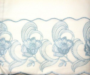 Royal Garden cotton embroidered sheet and pillow complete set Twin-Double Queen King