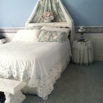 Lotus Blossoms Cutwork Bed Cover is an elegant choice for hot weather climates.