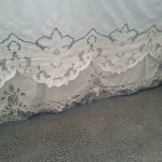 Lotus Blossoms Cutwork Bed Cover is an elegant choice for hot weather climates.