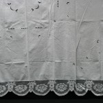 Tuscany lace is a form of decorative netting and perhaps to have originated in Tuscany from the netmaking techniques that a fishing community would require.