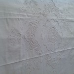 Renaissance Lace and Broderie Anglaise Cotton Duvet Cover