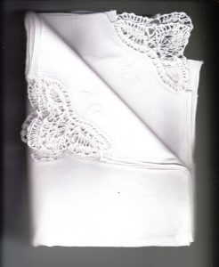 A Touch of Cluny Lace corner napkins premium quality White 