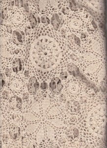 Country Style Snowflake Lace Tablecloth is hand crocheted in the same pattern with a thicker or coarser cotton thread. Available in limited sizes and quantities