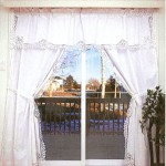 Elite Battenburg Lace -Classic with hand embroidered details for larger windows.