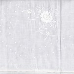 Satin Stitched Roses Cotton Bed sheet set