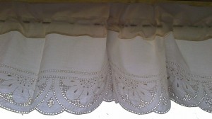 Starburst Punchwork valance.