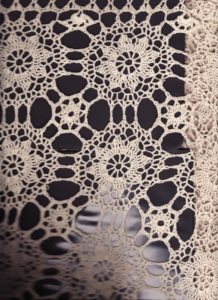 Handmade Crochet Queen Annes Lace 100% Cotton tablecloth