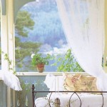 White Bedding Linens is ideal for a summer home 