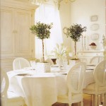 Hemstitched Linen tablecloth can enhance the ambience of a room