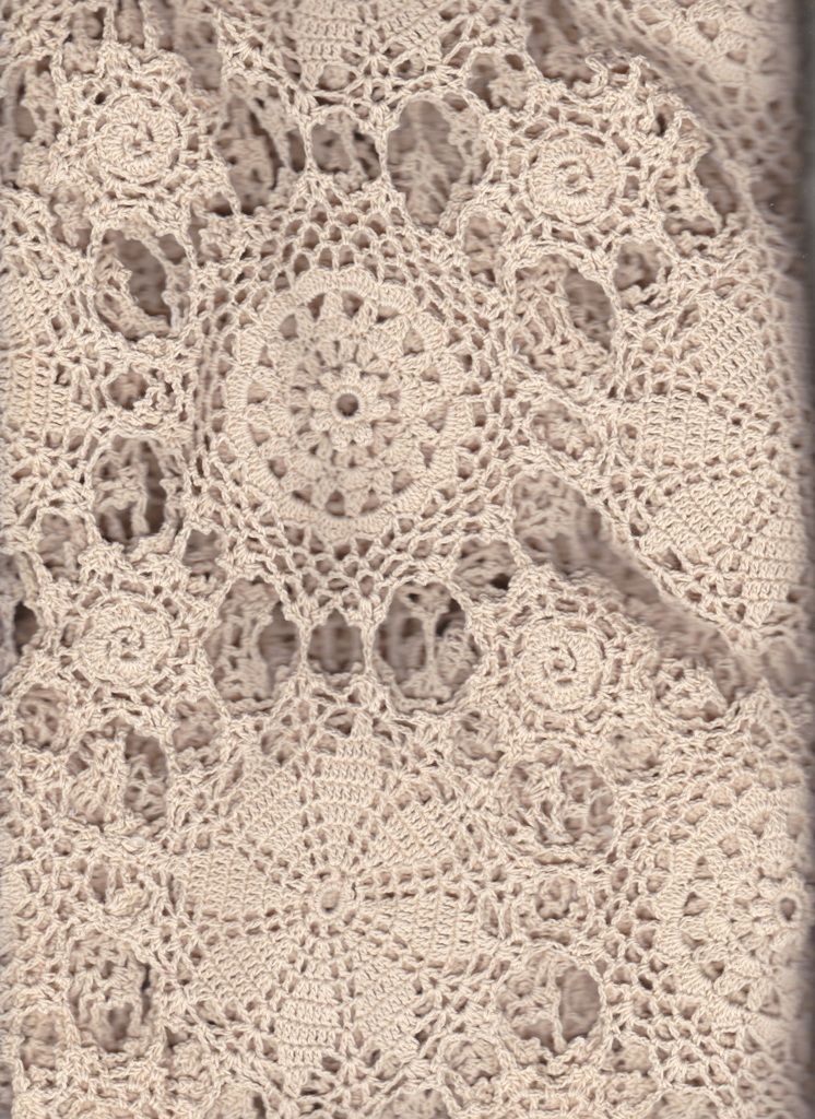 Country Style Snowflake Crochet Lace, Country Style Tablecloths
