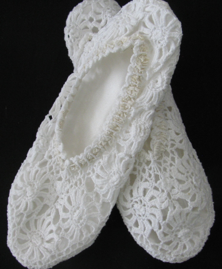 Pretty White Bedroom Cotton Crochet Lace Satin Lining - The Lace and Co.